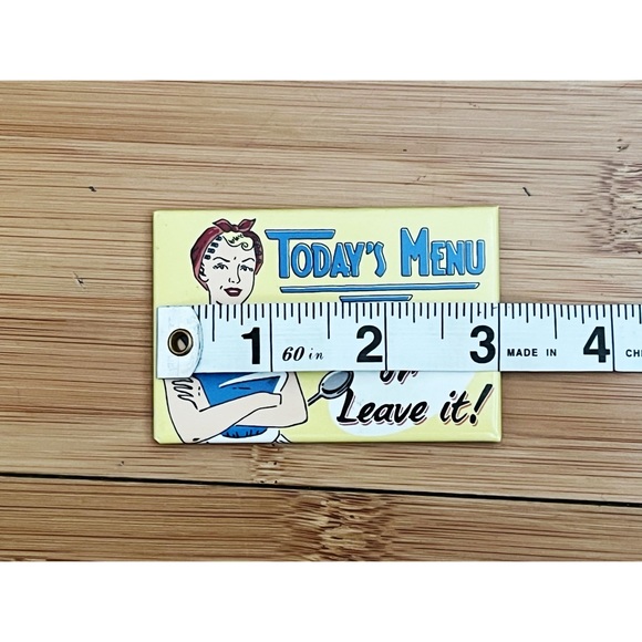 Take it or leave it tin plaque and magnet set - Picture 11 of 11